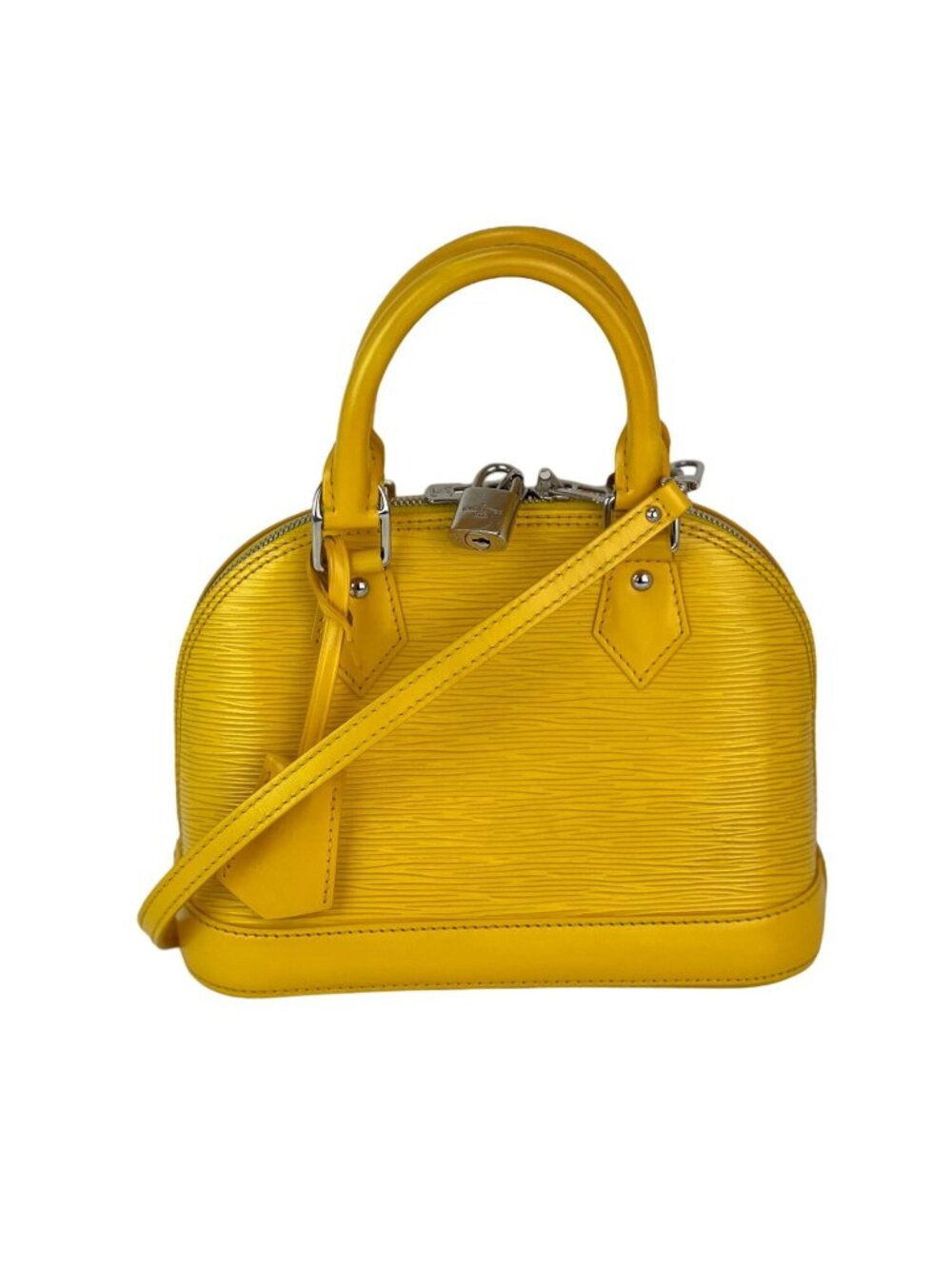 LOUIS VUITTON Alma BB Epi Leather Shoulder Bag
